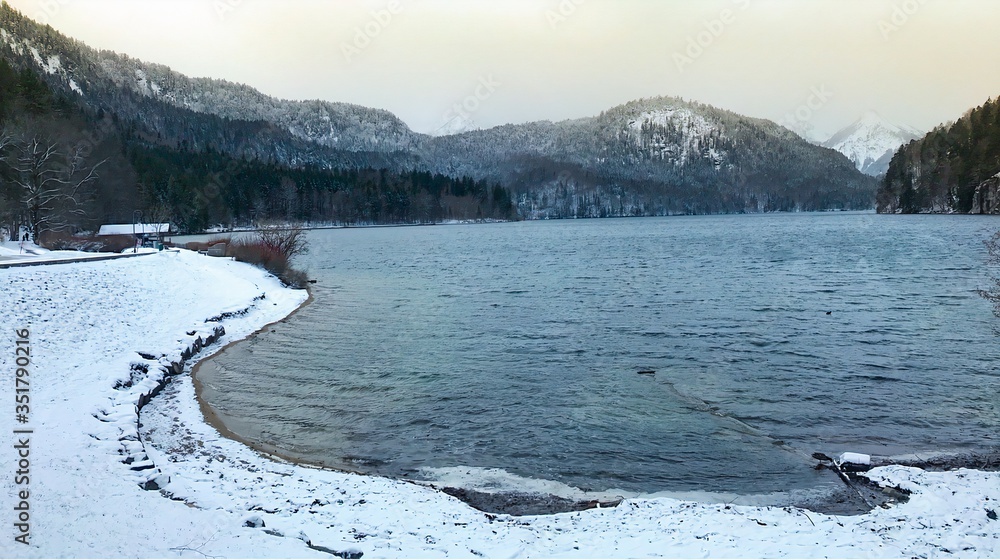 Obraz premium winter in the mountains