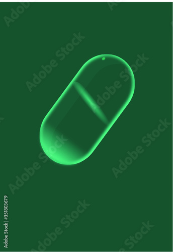 green pill capsule