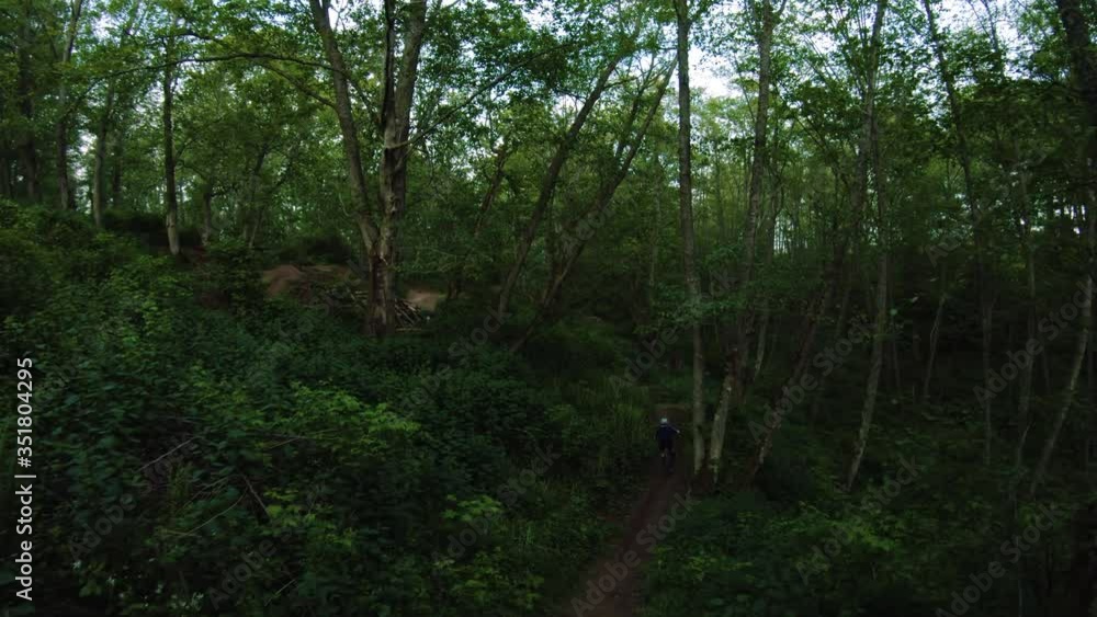 Intense High Speed Mountain Bike Action Filming Intense High Speed Mountain Bike Action Filming