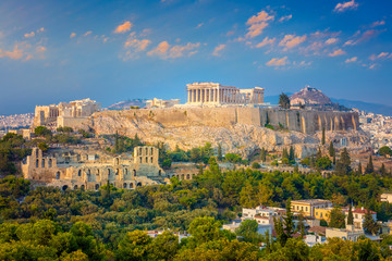 Papier peint photo Athènes Acropole d'Athènes et temple du Parthénon  © Taiga