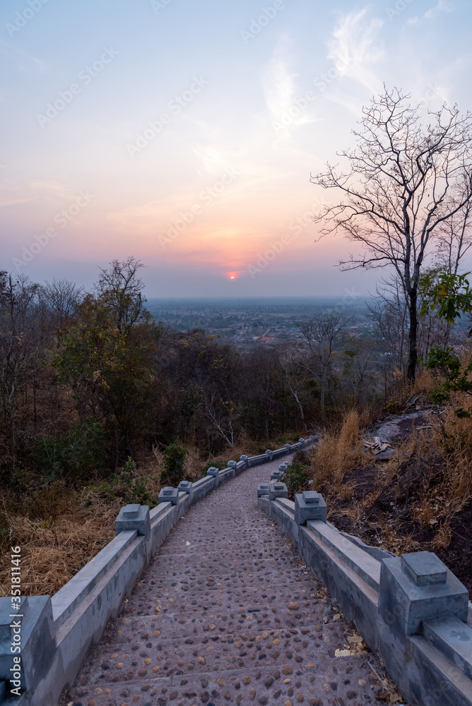 Fototapeta premium Landscape view from view point in 
