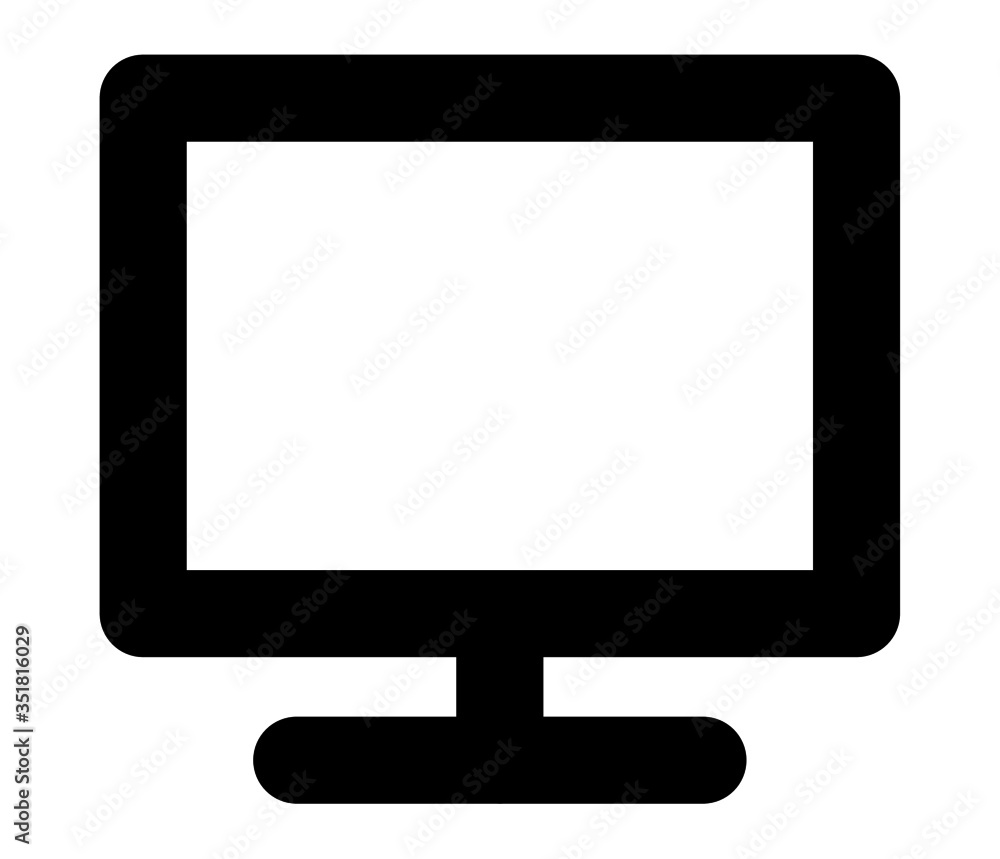 vector computer monitor vector computer monitor