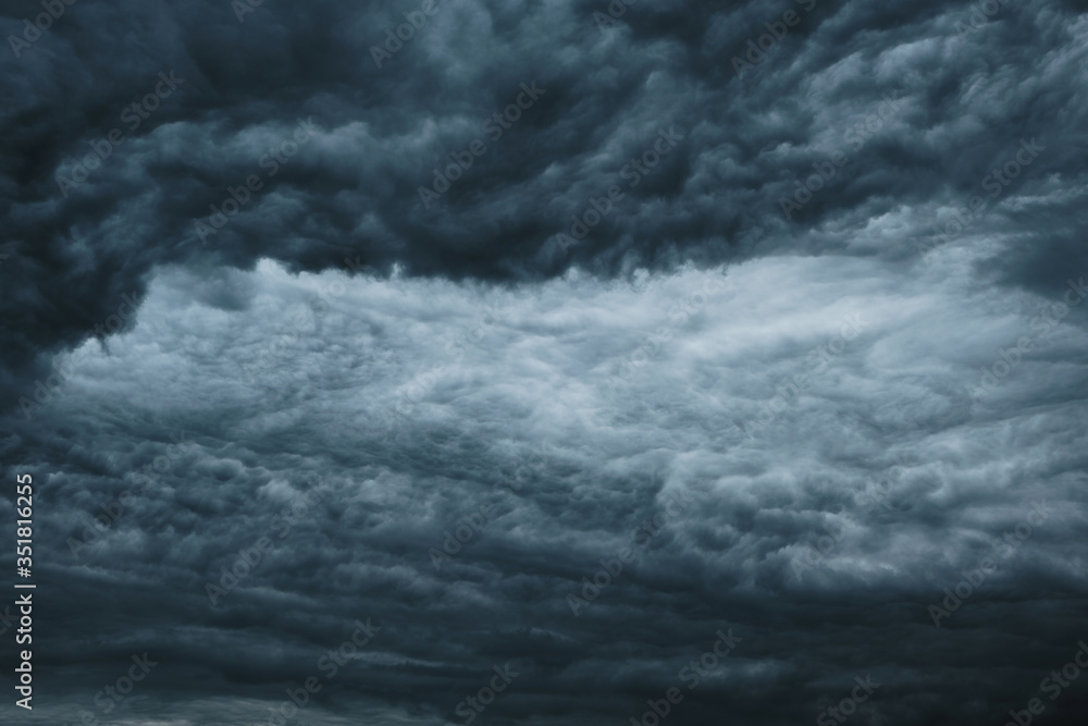 Dark dramatic clouds before a thunderstorm, hurricane, tornado.Abstract sky background. Dark dramatic clouds before a thunderstorm, hurricane, tornado.Abstract sky background.