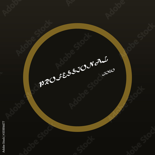 Beautiful Gold Ring Logo Design