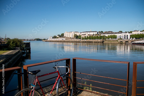 View of the butte sainte anne city of nantes 