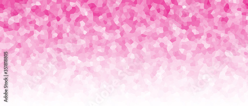 背景 水晶 ピンクと白のグラデーション
