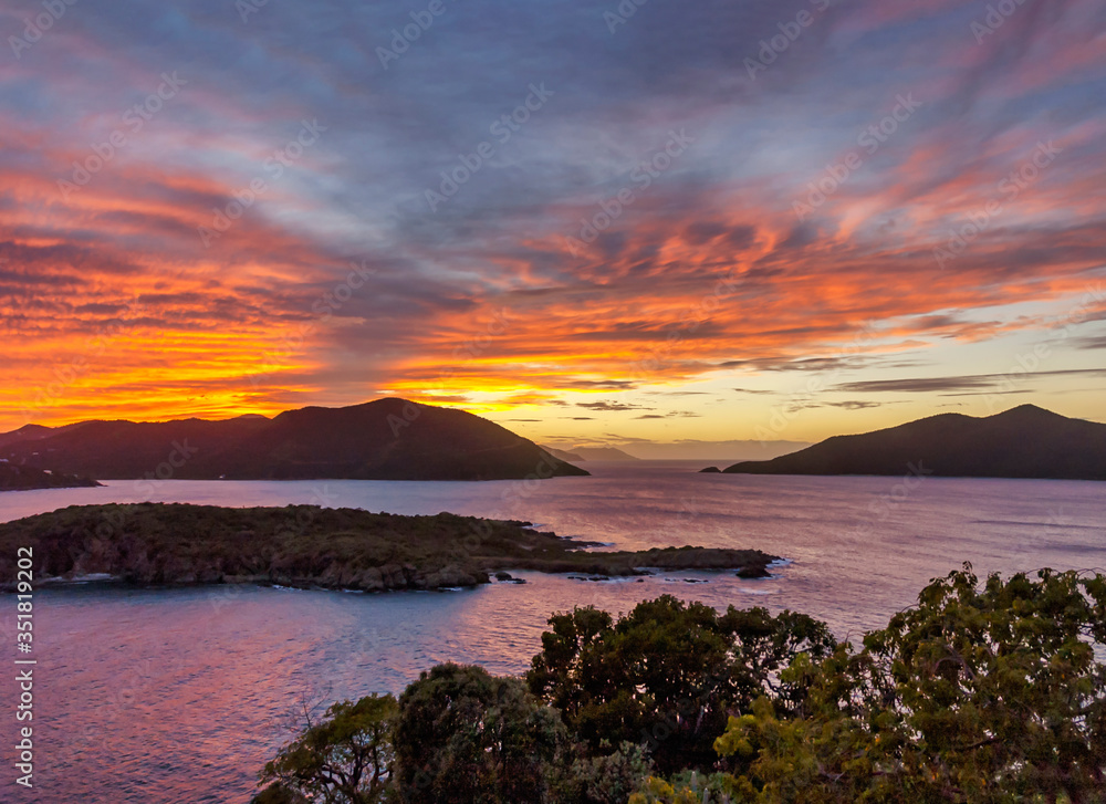 Fototapeta premium British Virgin Islands Caribbean Scenic View