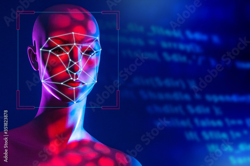 Facial recognition system. ...