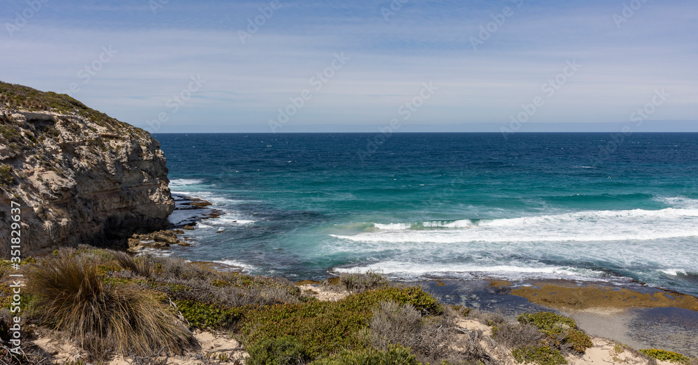 A Panoramic landscape of Kangaroo Island, Australia