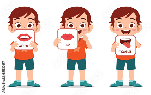 happy cute kid boy body part anatomy