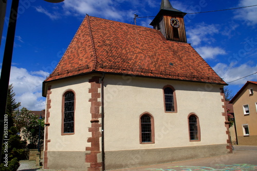 Evangelische kirche in perouse bei rutesheim photo