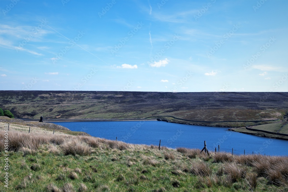 Harden Reservoir, near Dunford Bridge, Barnsley, South Yorkshire.