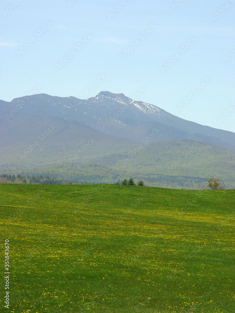 Mt. Mansfield in May in Vermont