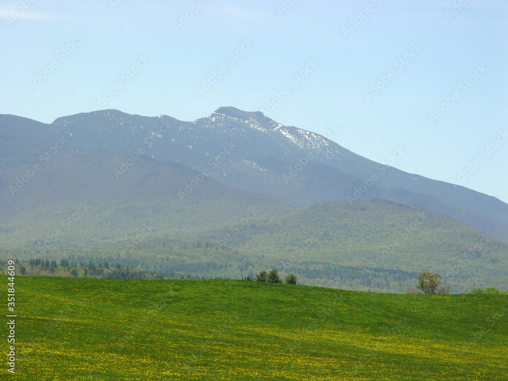 Mt. Mansfield in May in Vermont