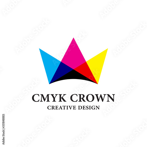 Crown logo vector design template
