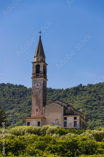 The church of San Giorgio (15th century) in the Berici Hills