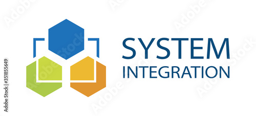 Vector logo of a system integration company