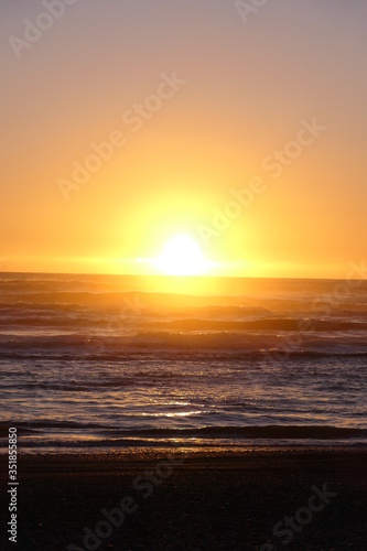 Stunning sunset over the Pacific Ocean