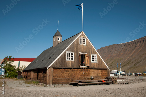wooden harbour building 