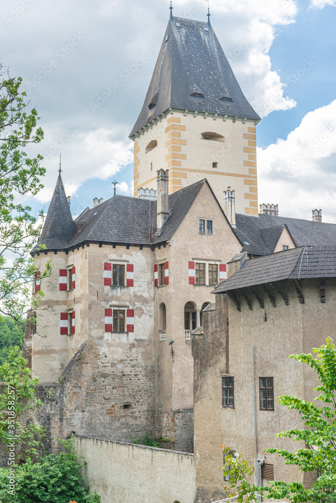 The impressive Castle Ottenstein in Waldviertel, Lower Austria