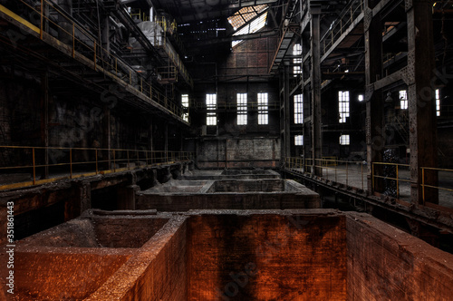 фотографія Industrial power plant powerhouse station building  in Poland