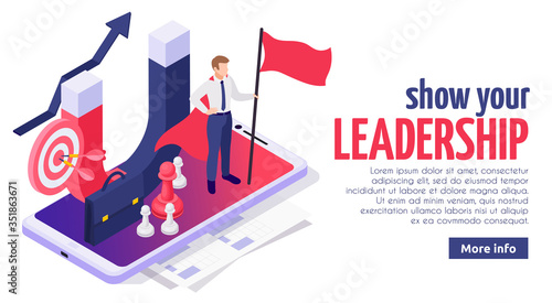 Soft Skills Isometric Design 