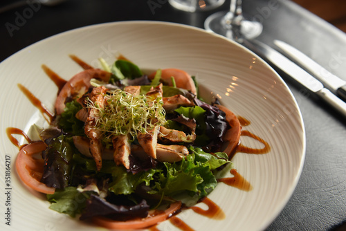 Healthy Salad served on a plate