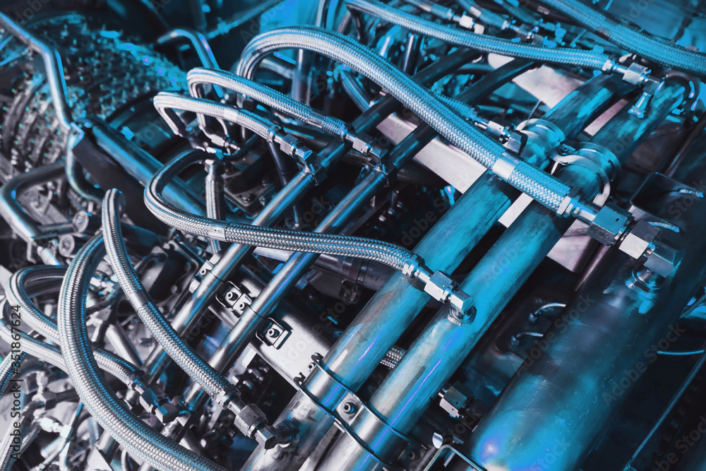 Gas turbine compressor for power generation on the offshore platform of Central oil and gas processing. Gas turbine compressor for power generation on the offshore platform of Central oil and gas processing.