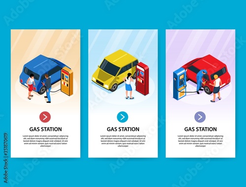 Gas Station Vertical Banners