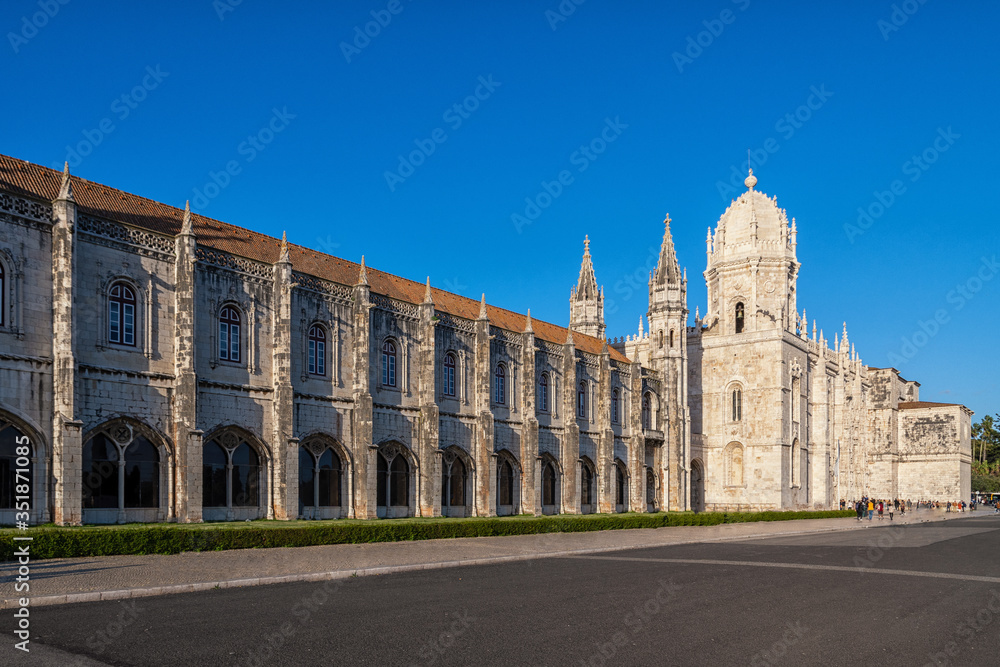 The Mosteiro dos Jerónimos monastery in Lisbon