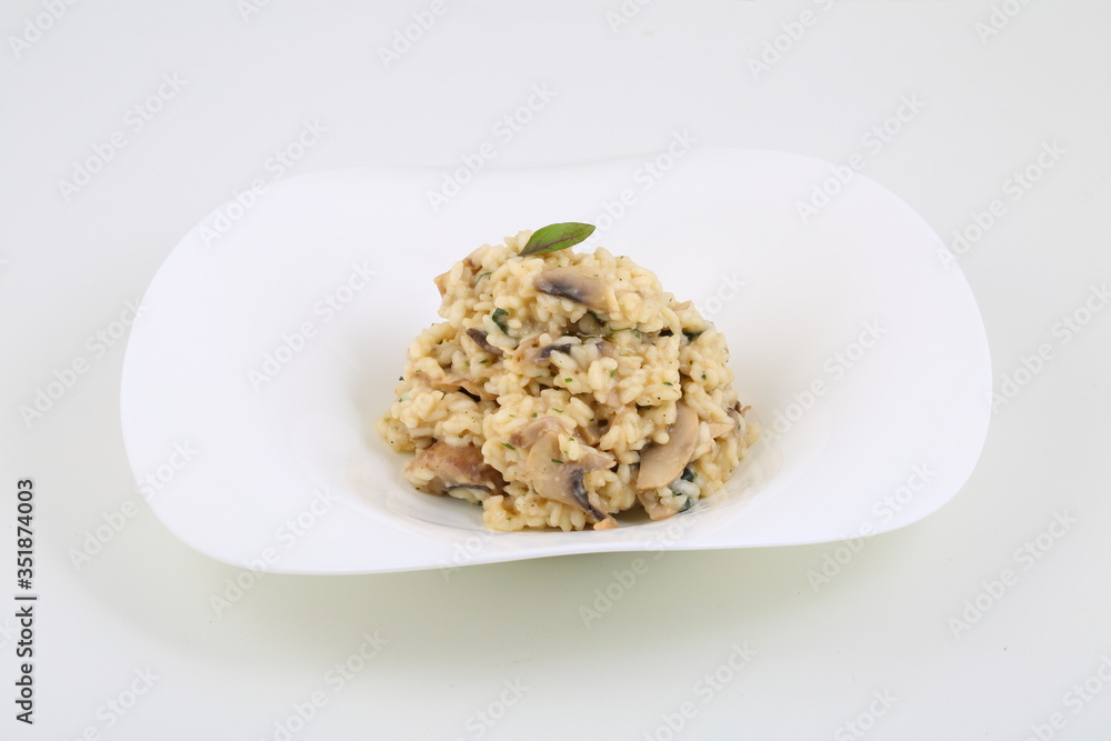 risotto with mushrooms