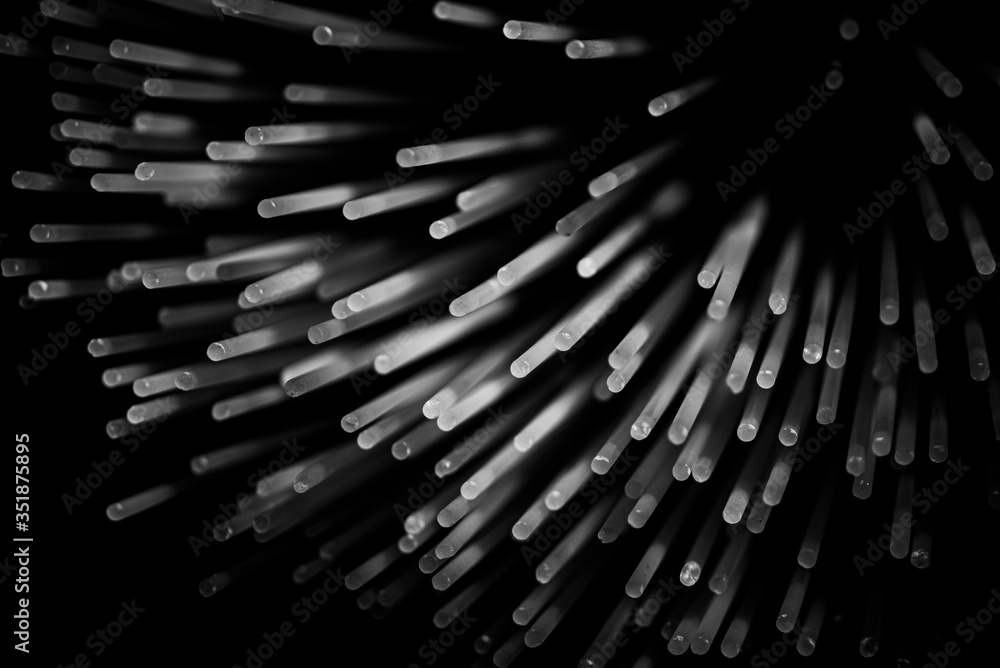 Spaghetti extreme close up black and white art. Spaghetti extreme close up black and white art.