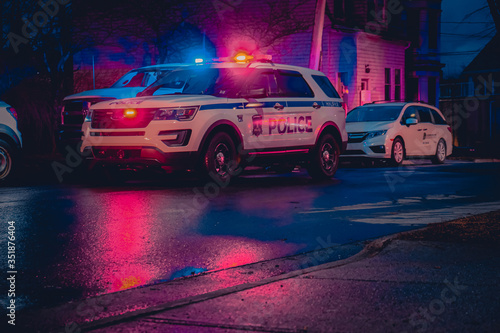 car at night