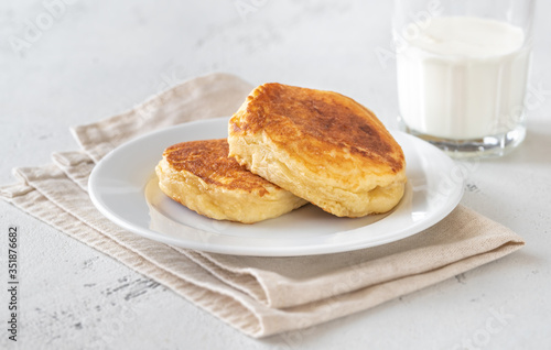 Ricotta pancakes photo