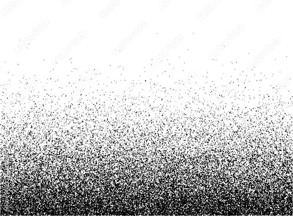 Grunge gradient spray horizontal texture or stipple grainy transparent ...