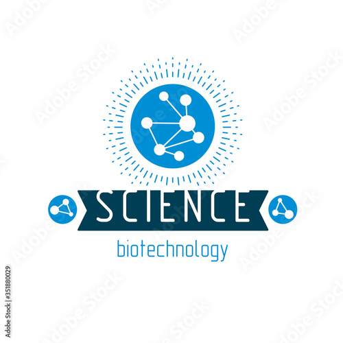 Vector model of molecule cr...