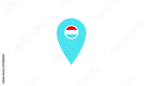 Luxembourg Location pin map navigation label symbol Free Download Luxembourg Location pin map navigation label symbol - GFXLoad