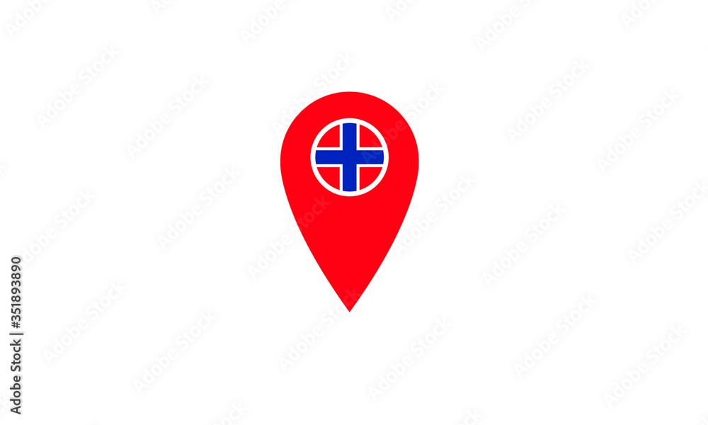 Norway Location pin map navigation label symbol Norway Location pin map navigation label symbol