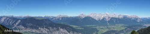 Panorama over Austria