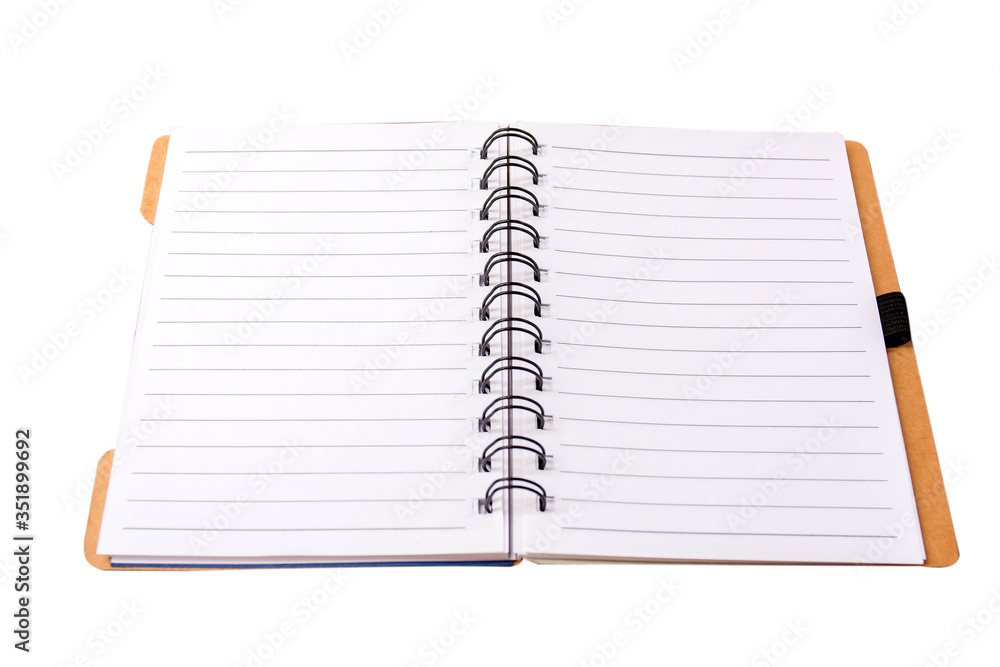 recycle blank notebook isolate on white background. recycle blank notebook isolate on white background.