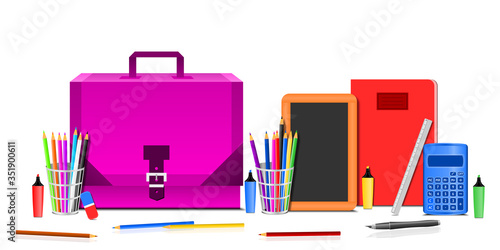 École et Fournitures Scolaires Rose