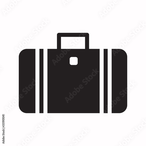 Suitcase Icon Solid Style