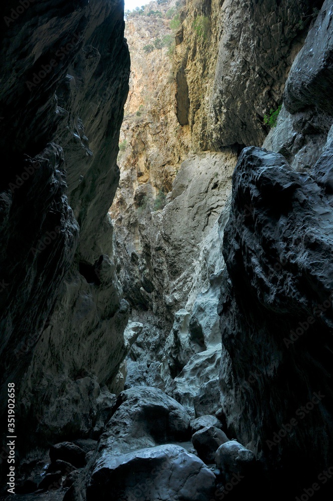 Fototapeta premium Saklikent national park canyon In Mugla Turkey