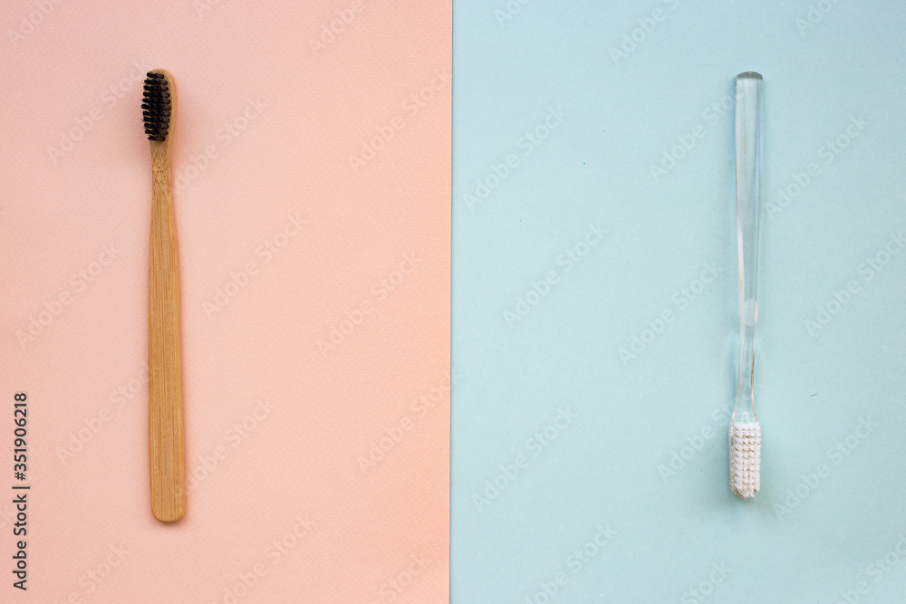 natural bamboo and plastic toothbrushes natural bamboo and plastic toothbrushes