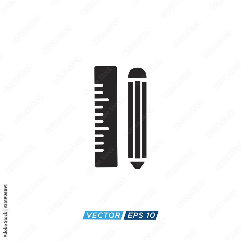 Pen Stationary Icon Design Vector