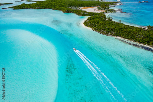 Obraz na płótnie The Exuma Cay's Land and Sea Park in the Bahamas