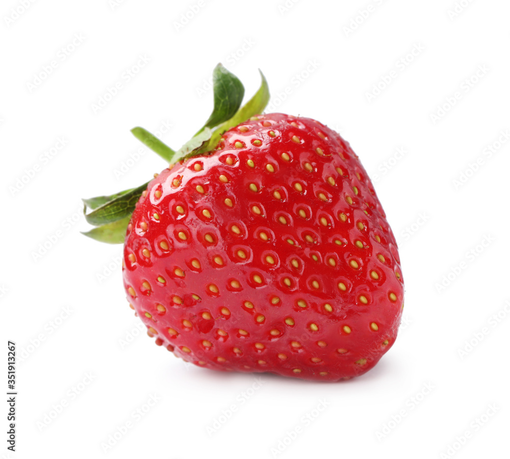 Delicious fresh ripe strawberry isolated on white Delicious fresh ripe strawberry isolated on white