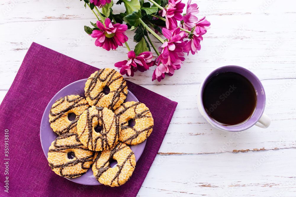 Appetizing dessert on a beautiful background Appetizing dessert on a beautiful background