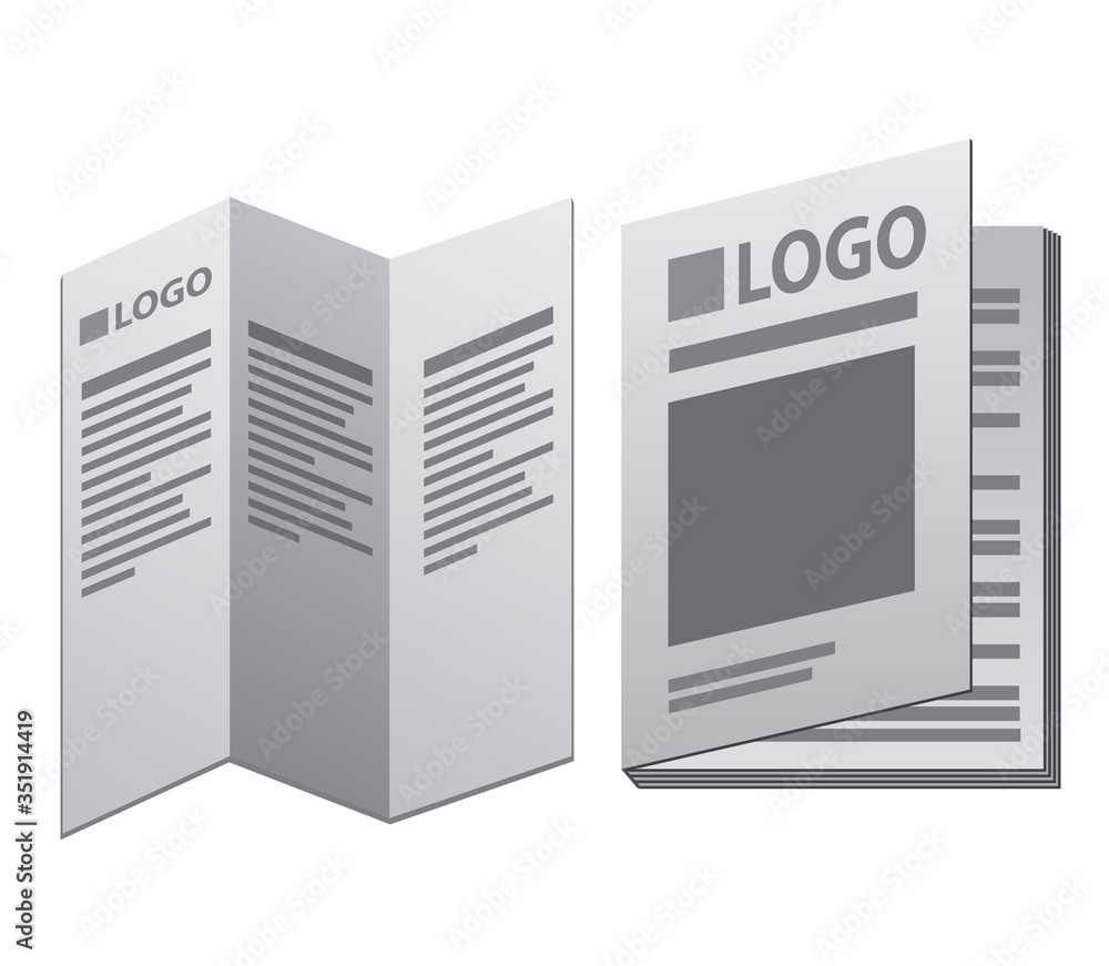 leaflet and booklet