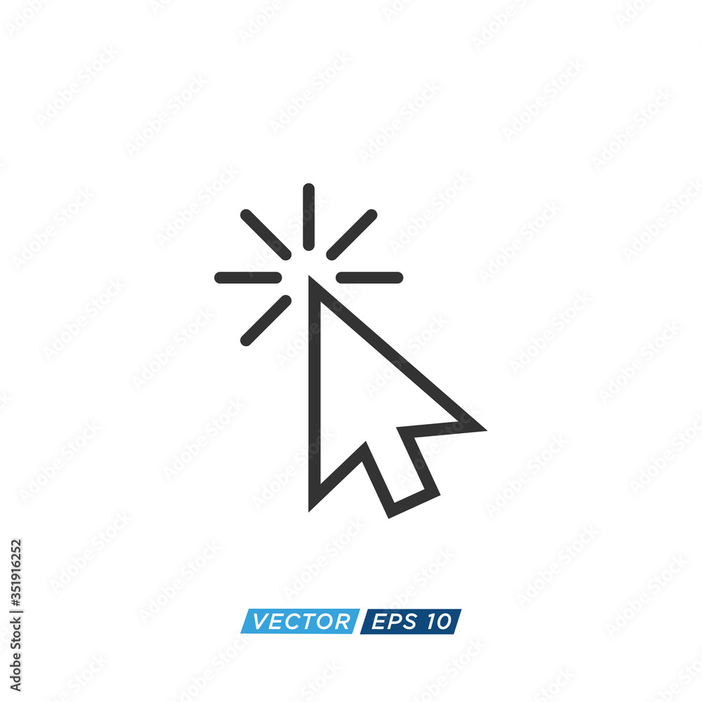 Pointer or Cursor Sign Icon Design Vector Pointer or Cursor Sign Icon Design Vector